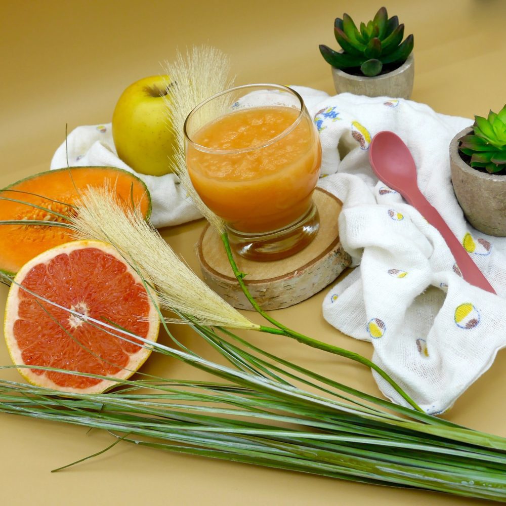 Compote de pomme, melon et pamplemousse à partir de 4 mois Diversibaby